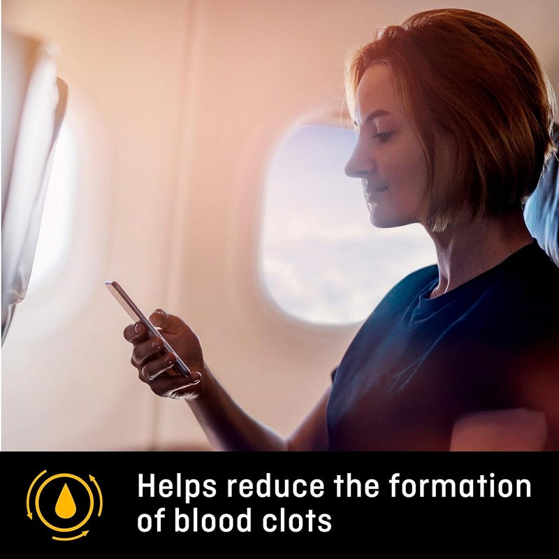 FUTURO Anti-Embolism Knee Length Stockings, Large Regular, White, Moderate Compression (18 mmHg) - Image 3