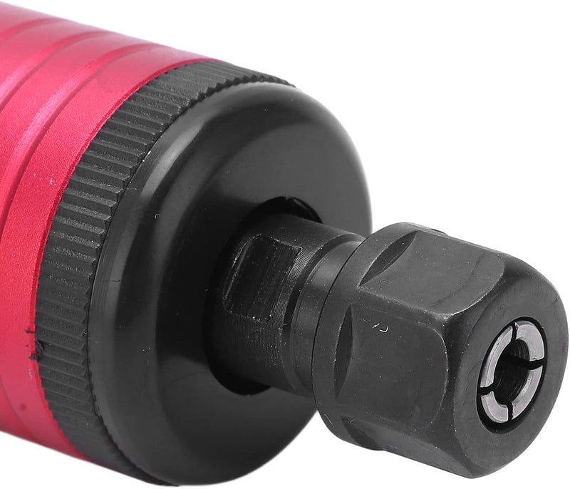 Air Die Grinder 20000RPM, Mini Compact Short Air Die Grinder Kit with 3mm 6mm Collet, Adjustable Speed Polishing Tool for Metal Grinding and Deburring in Mold Tire Shoe (EU Style) - Image 5