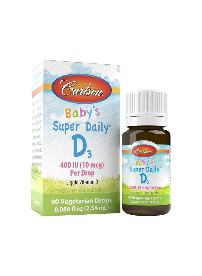 Carlson Laboratories Super Daily D3 for Baby, 0.086 Fl oz - Image 1