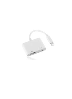 محول AGEEMY Lightning HDMI لأجهزة iPhone، معتمد من Apple MFi، محول iPhone HDMI بدقة 1080 بكسل محول AV رقمي لمزامنة الفيديو والصوت موصل Lightning HDMI لأجهزة iPhone 14/13/12/11/XS/XR/X/8/7