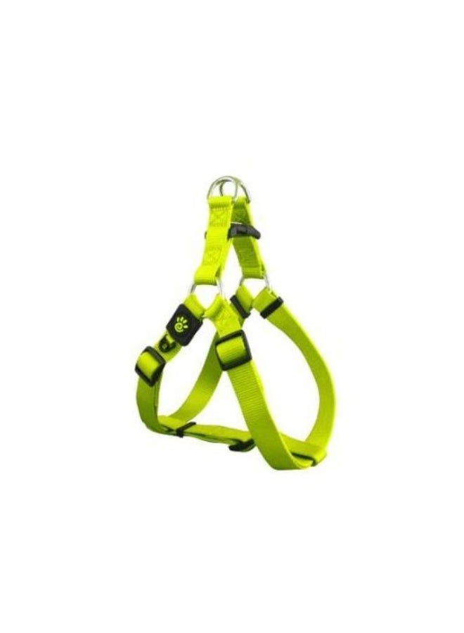 dog Harness medium Nylon LIME (53-77x2cm)