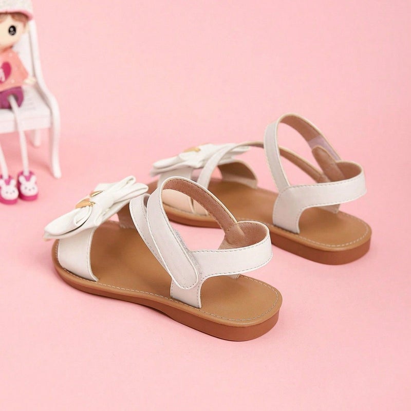 Export Children'S Sandals Bow Versatile Foreign Style Kidsren'S Flats Open-Toe Beach Sandals - Image 5