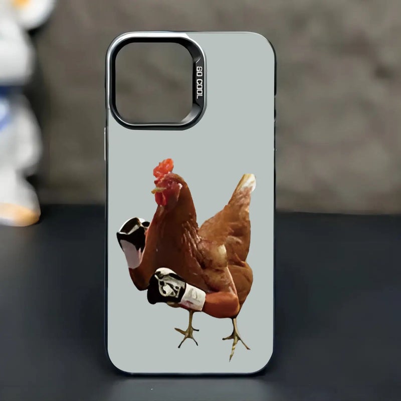Black For iPhone 13 Shockproof Cartoon Boxing Phone Case Full Protective - Image 1