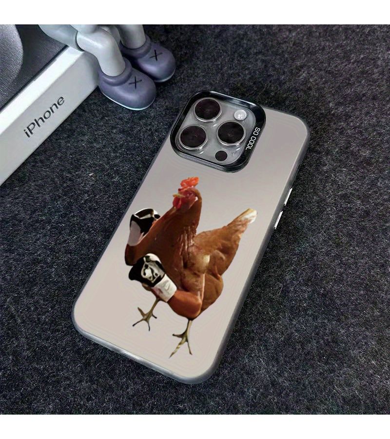 Black For iPhone 13 Shockproof Cartoon Boxing Phone Case Full Protective - Image 4