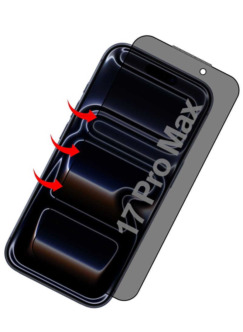 CATANES 2 Pieces Magic Glass Box 3D Tempered Screen Protector for iPhone 17 Pro Max - Anti-Static Easy Install - Image 4