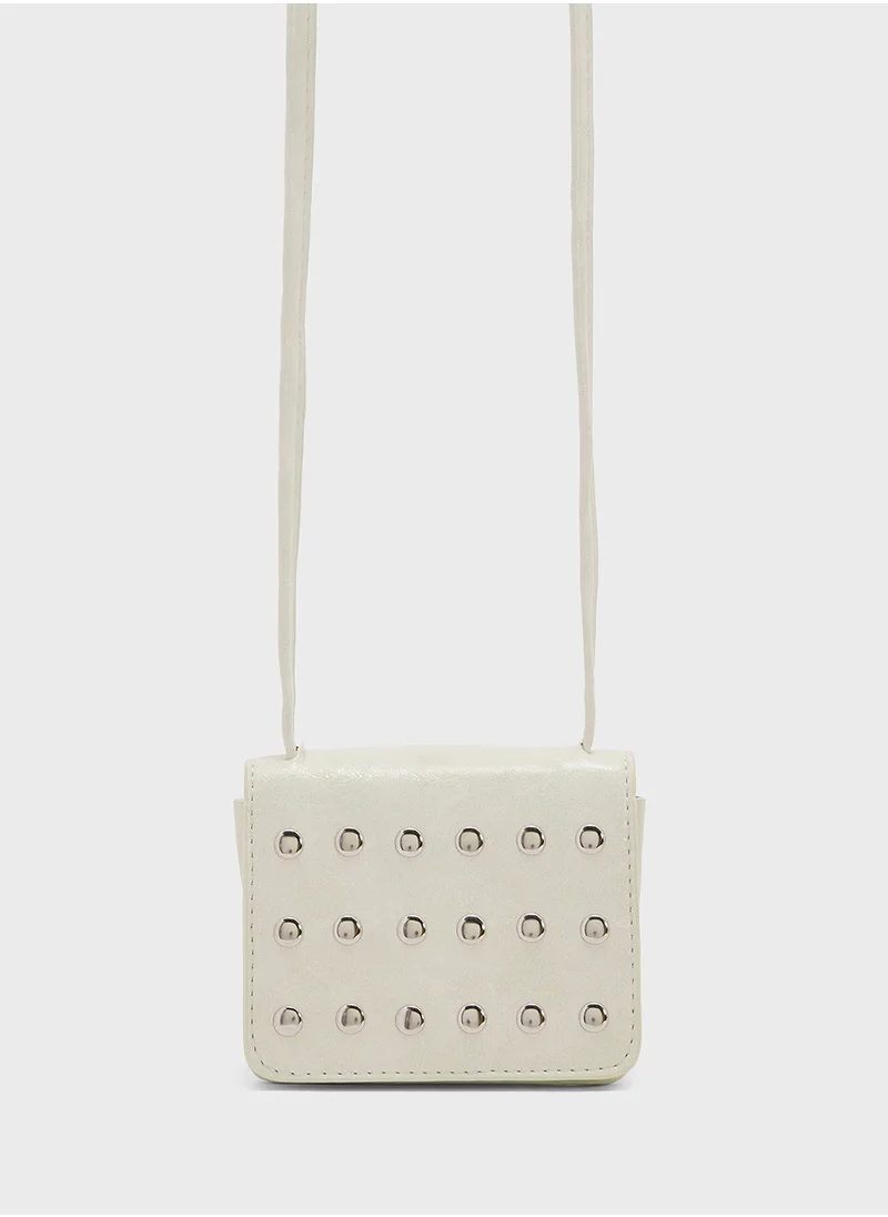 جينجر Studded Crossbody Bag