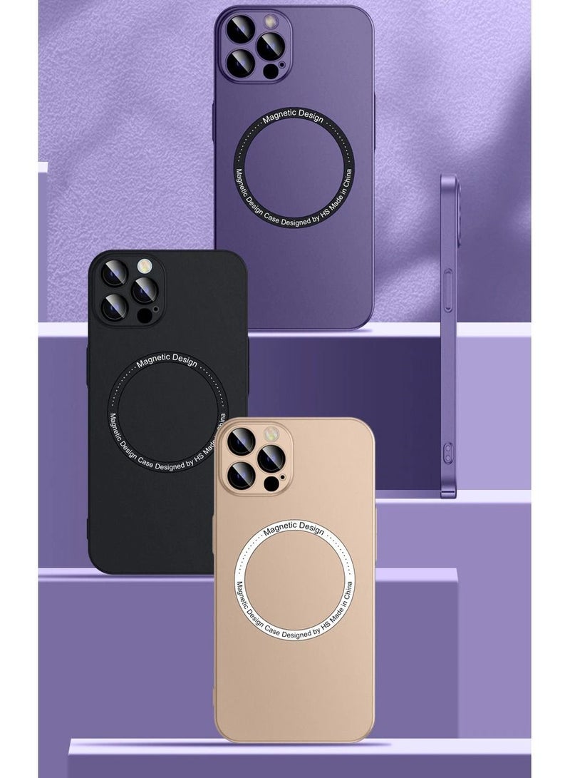 HEXABEX Slim Case for iPhone 14 Ultra Thin Slim Matte Magnetic Magsafe Wireless Charging Case for Apple iPhone 14 6.1 Pink - Image 2