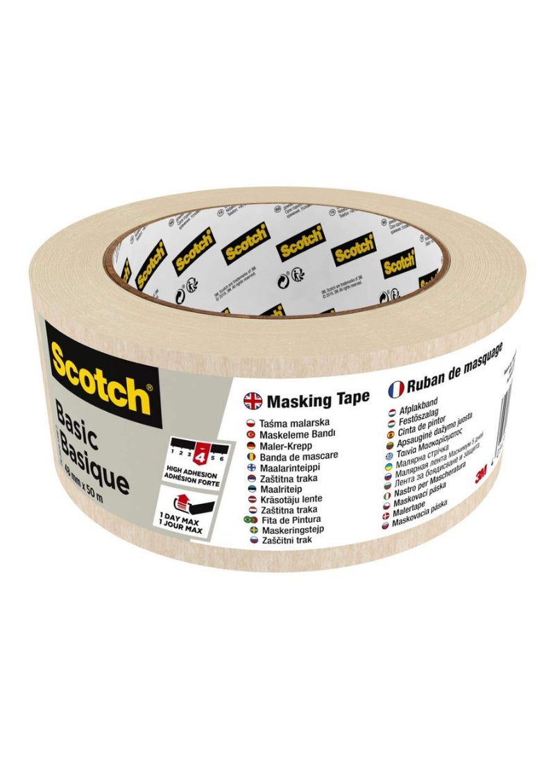 Scotch  3M Scotch Basic Masking Tape 4.8 X 5000cm 