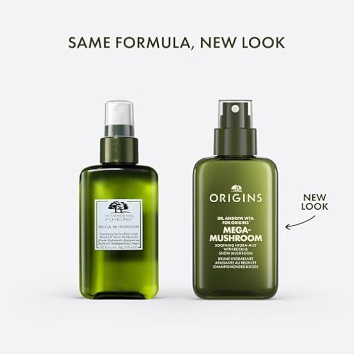 Origins Mega-Mushroom Soothing Face Mist | Plumps, Refreshes & Soothes | With Reishi & Snow Mushroom, 3.4 Fl Oz - Image 2
