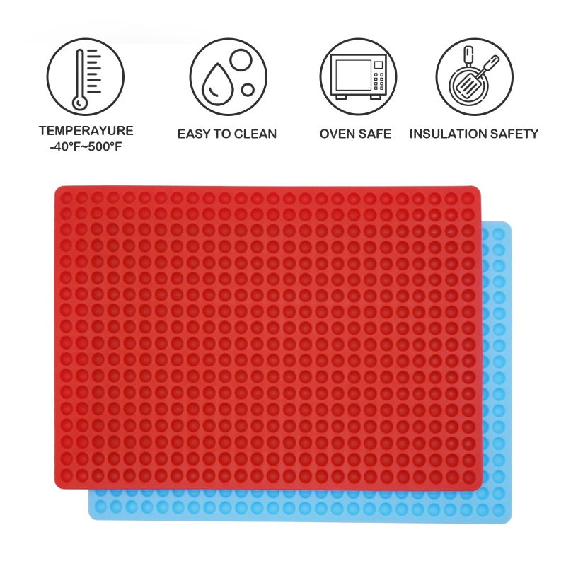 Bongpuda 2 Pack 468-Cavity Mini Round Silicone Molds,Chocolate Drops Molds,Dog Treat Molds,Gummy Molds,Candy Molds,For Jelly,Candy,Gummy,Pellet Baking Molds - Image 3