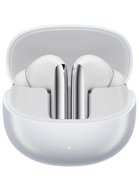 QCY MeloBuds Pro Adpative Active Noise Cancelling Wireless Earbuds LDAC Hi-Res Sound Bluetooth Earphones AI Call Noise Reduction 34H Playtime Multipoint Connection (White)