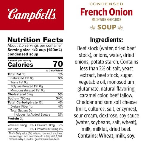 Campbell's Condensed French Onion Soup, 10.5 oz Can - Image 3