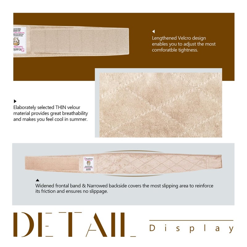 Dreamlover Wig Grip Band for Women, Nude, 2 Pieces - Image 4