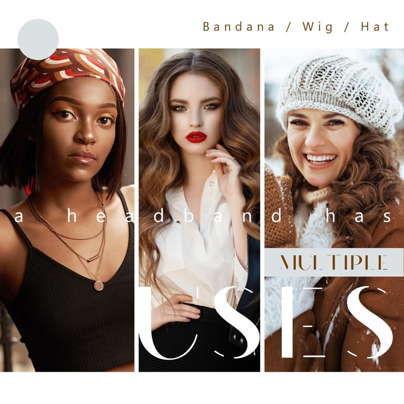 Dreamlover Wig Grip Band for Women, Nude, 2 Pieces - Image 5