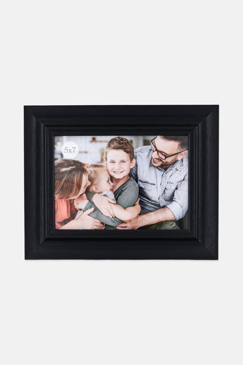 Enchante Accessories Wooden Photo Frame 5 x 7, Black  - Image 1