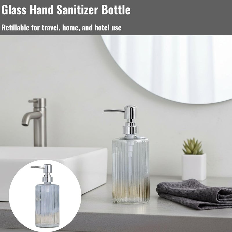 Refillable Glass Hand Sanitizer Bottle for Travel Home and Hotel Use - Image 3
