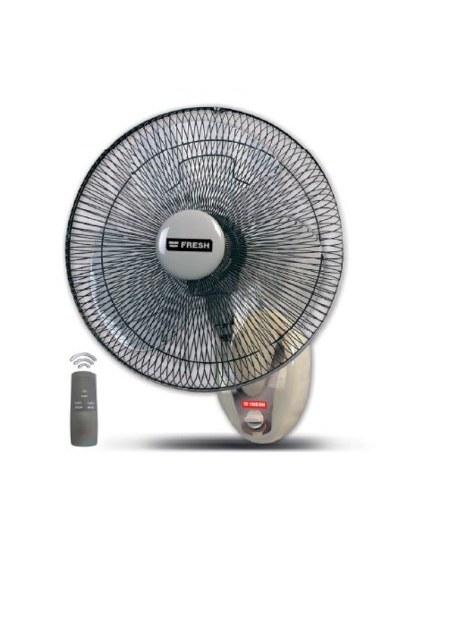 فريش مروحة حائط، 16 بوصة، مزودة بريموت كنترول، هتارى - متعدد الالوان