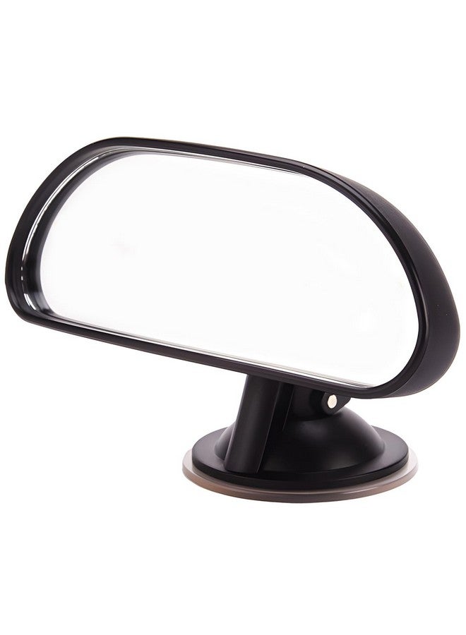 GARASANI Universal Car Baby Mirror 360 Degree suction cup type Car Back Seat Baby View Mirror Adjustable Auxiliary Rear View Mirror 5.9Inch - Black - Image 2