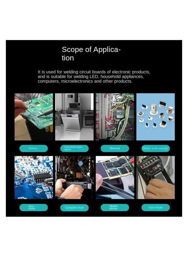 3Pcs Solder Wire For Electronic Soldering Tin Lead Rosin Core Solder Wire Wick Repairing Wires Circuit Board Jewellery 63 To 37 0.8MM100g - Image 4