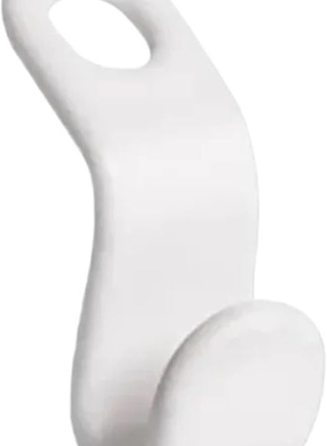 الخطافات البيضاء لتعليق الملابس 200 قطعة منظف خزانة الملابس الموفرة للمساحة - Image 1