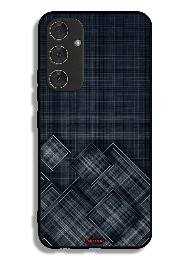 Tolwak Samsung Galaxy A54 5G Protective Case Cover Squares Pattern On Cloth - Image 1