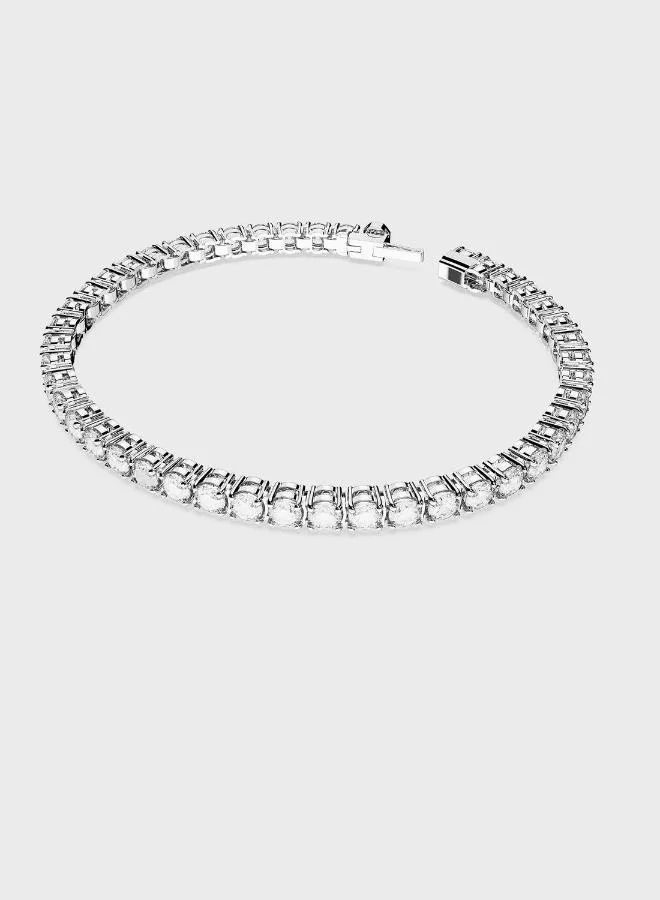 SWAROVSKI  Matrix Rhodium Plated Bracelet for Women | Best Price UAE
