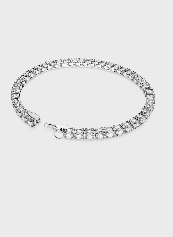 SWAROVSKI  Matrix Rhodium Plated Bracelet for Women | Best Price UAE