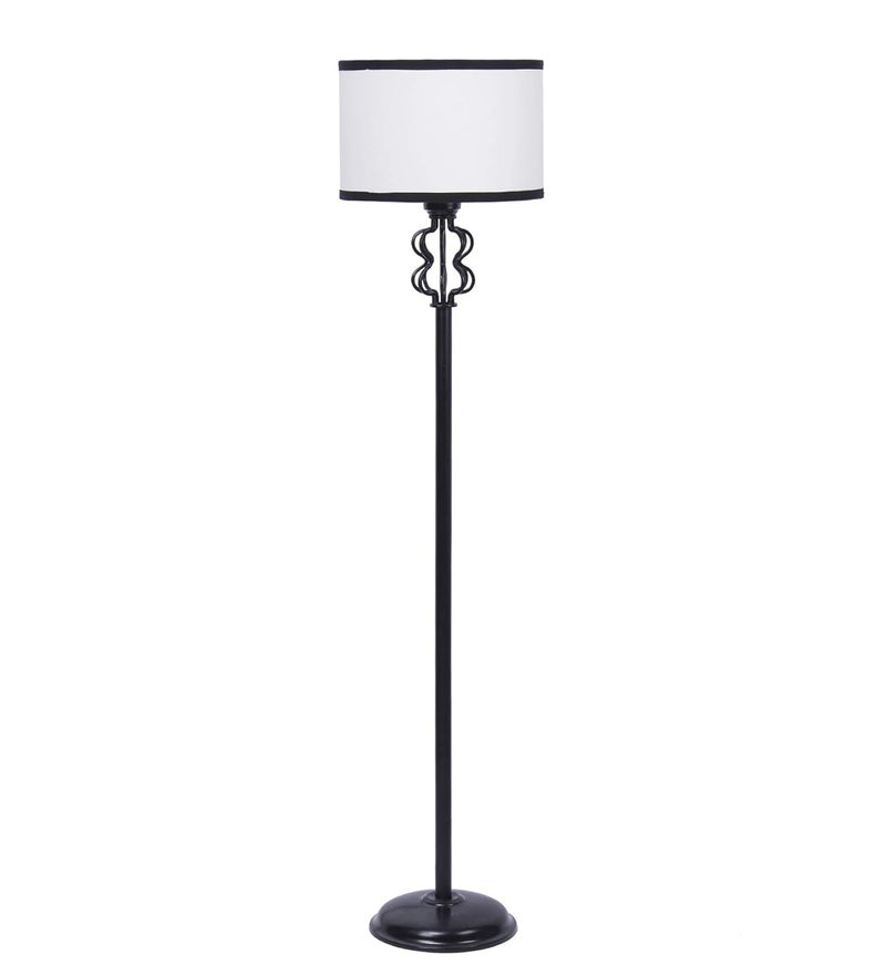 AMDHOME Metal Floor Lamp with Base and Shade Multicolour Pack of 1 Floor Lamp Stand1 Base 1 Shade - Image 3