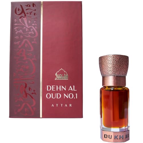 Dukhni Dehn Al Oud Attar For the Oud Connoisseur Authentic Arabic Fragrance Oil Special Luxury Ramadan Eid gift 1 bottle x 6ml Arabian Perfume Oil - Image 1