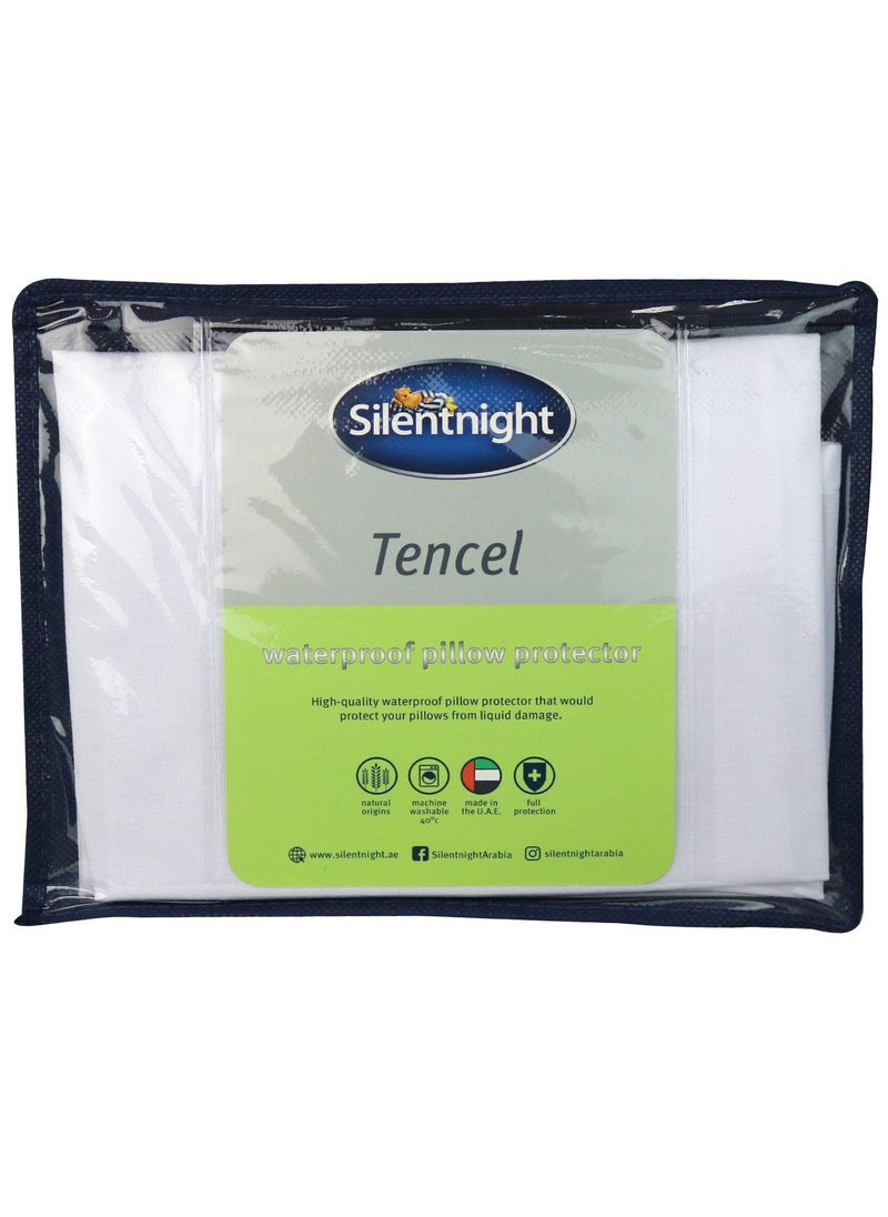 Silentnight Tencel Waterproof Pillow Protector Pair  - Image 1