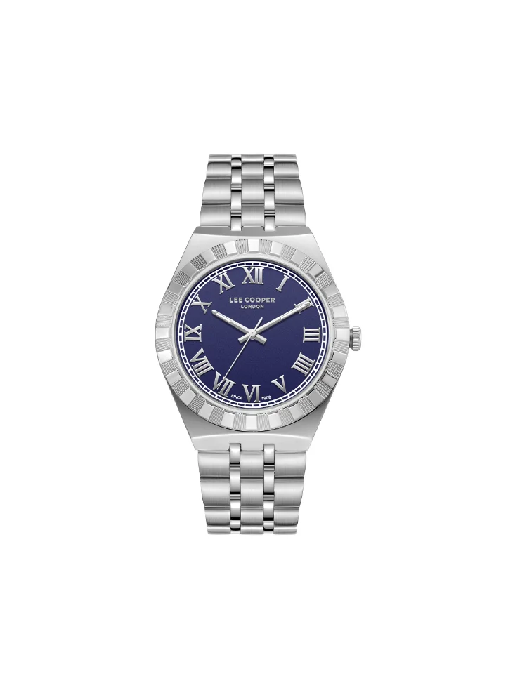 Lee Cooper Men's Analog Display Watch With Silver Metal Strap - LC08060.390