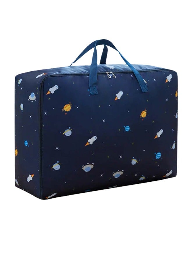 Oxford Clothing Storage Bag, Moving Bag With Hand Strap, Space-Saving Quilt Storage Bag, Washable And Large Capacity, Suitable For Camping, Moving, Travel/70*50*30cm  - Image 1
