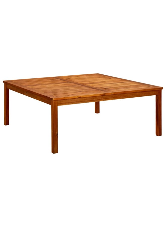 vidaXL Garden Coffee Table 110x110x45 cm Solid Acacia Wood - Image 2