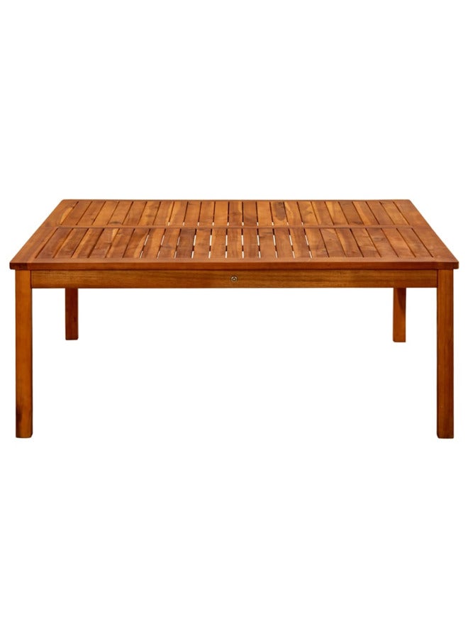 vidaXL Garden Coffee Table 110x110x45 cm Solid Acacia Wood - Image 4