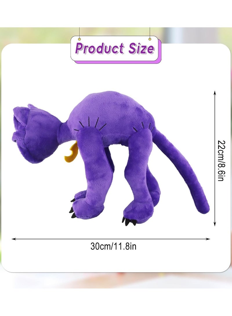 هالامودو ابتسامة القطة لعبة بلوش، لعبة محشوة، دمية الرج، ألعاب الأطفال، هدايا للأطفال - Image 2