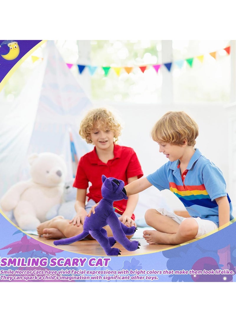 هالامودو ابتسامة القطة لعبة بلوش، لعبة محشوة، دمية الرج، ألعاب الأطفال، هدايا للأطفال - Image 5