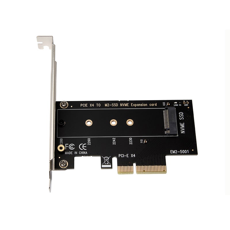 محول NVMe: محول PCI Express لتحويل فتحة PCIe X4 على اللوحة الأم لـ M.2 M Key NGFF SSD - لا يوجد برنامج تعريف مطلوب، الحفاظ على السرعة الكاملة - Image 1