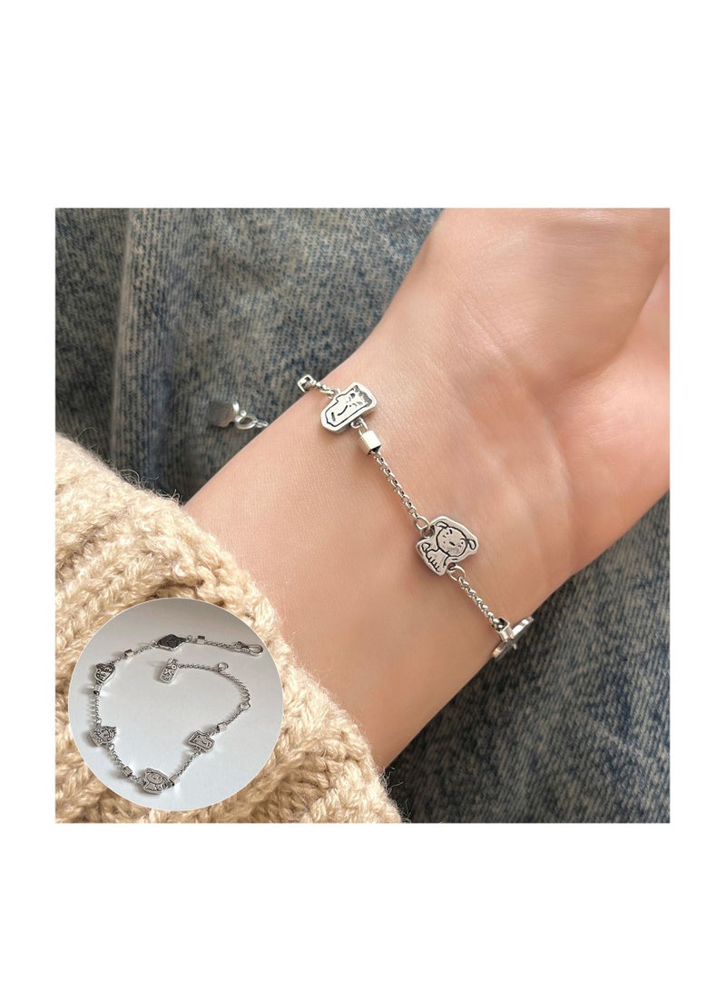 Retro S925 Silver Bracelet  - Image 2