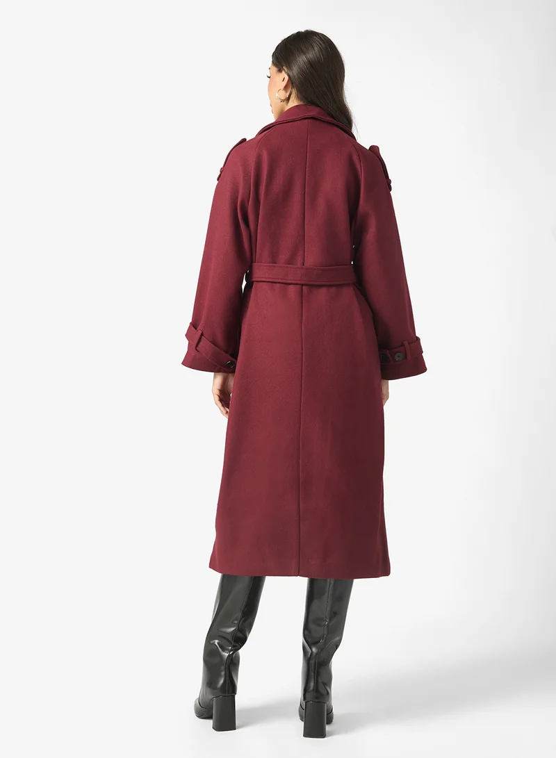 ELLA Belted Trench Coat
