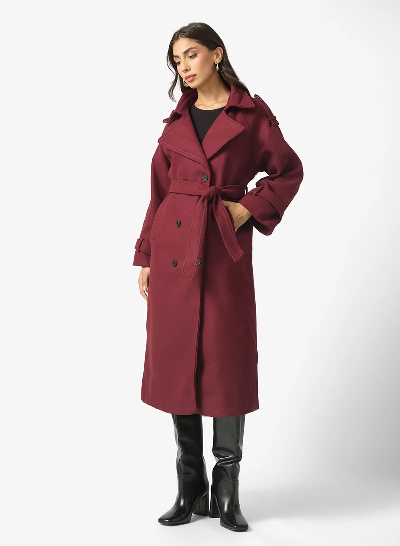 ELLA Belted Trench Coat