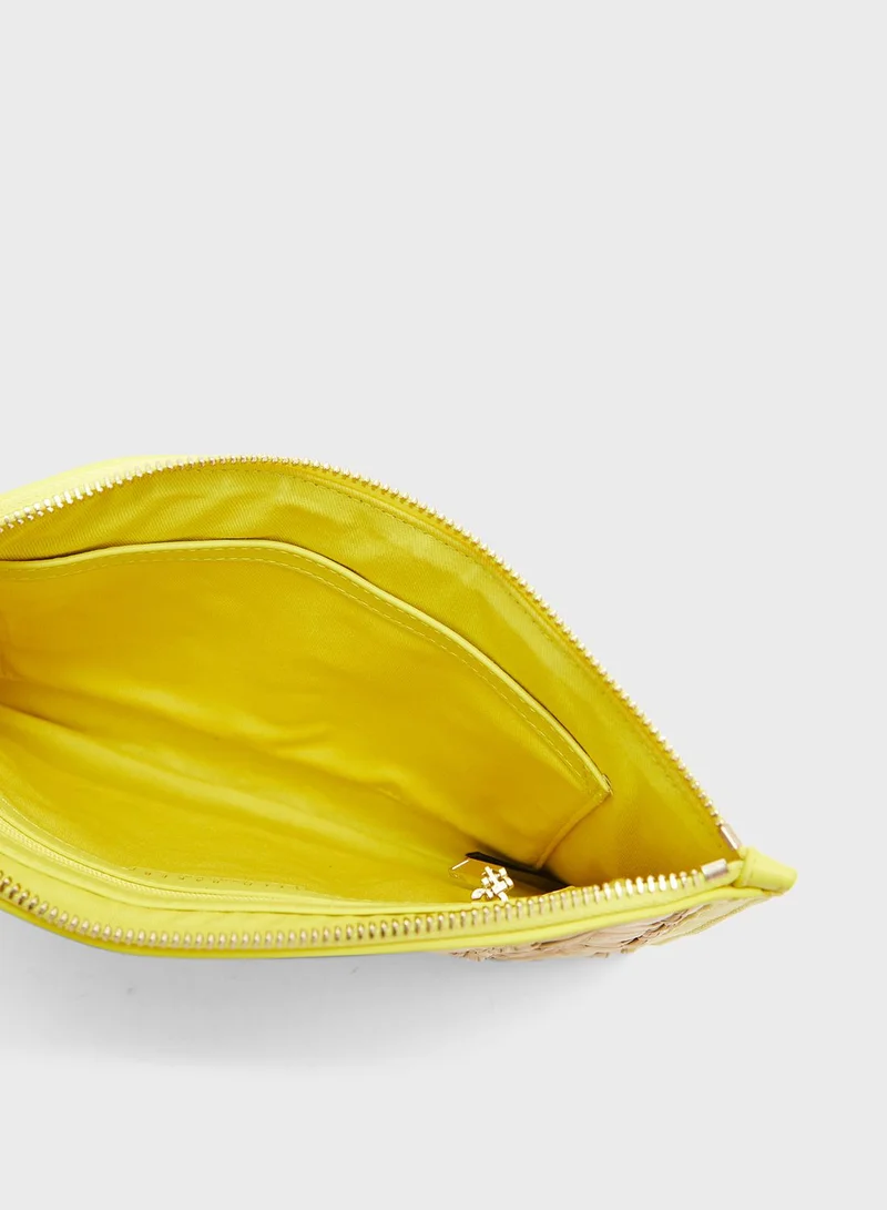 Ted Baker Ivelin Basket Weave Pouch