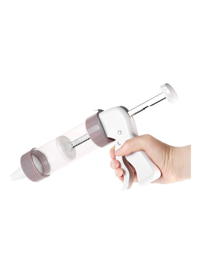 NIBEMINENT Cookie Press Machine Biscuit Maker Decorating Gun White  - Image 1