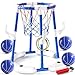 JUKUDAHU Swimming Pool Basketball Hoop Toy for Kids 2 3 4 5 6 Years Old Floating Pool Basketball Game Toys with 4 Balls AirPump Outdoor Play Poolside Summer Water for Boys Girls Age 4812Blue - Image 2