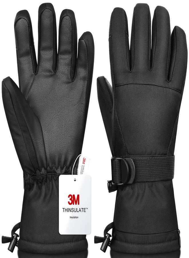 Odtmger Ski Gloves,Winter Waterproof & Warm Snow Gloves for Parent Child Kids-Skiing,Cycling,Motorcycle,Running - Image 1