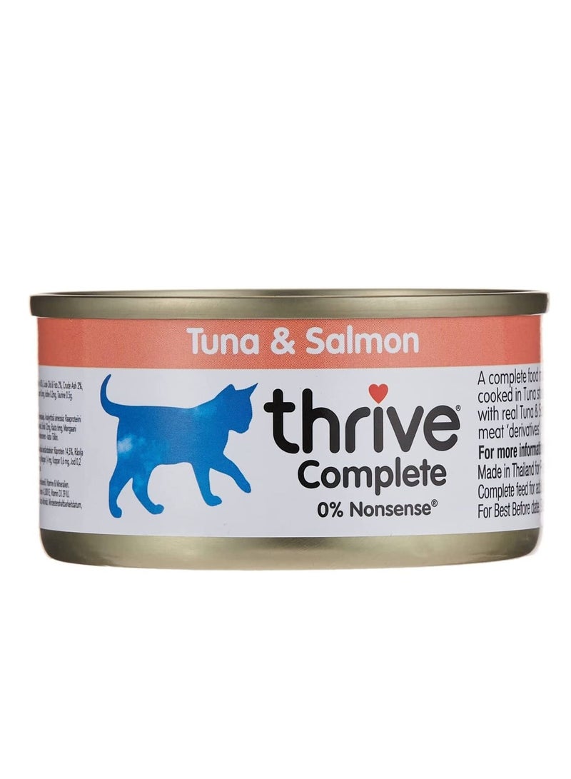 THRIVE Complete Tuna And Salmon Cat Wet Food 75g - Image 1