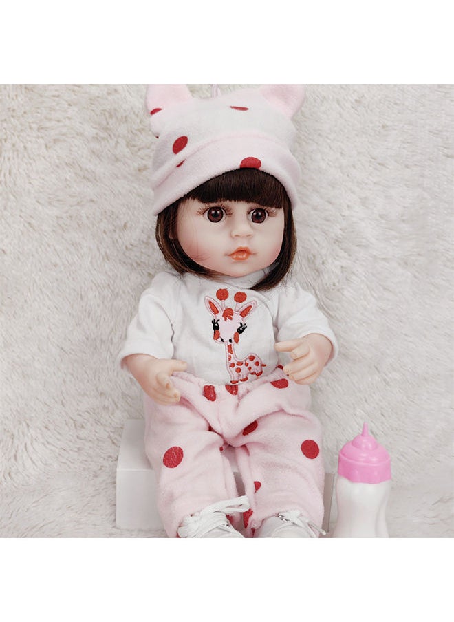 Rebirth Baby Doll, 38cm Realistic Vinyl Dolls, Interactive Children's Toys, Early Education Tools That Help Infants and Toddlers Grow and Develop