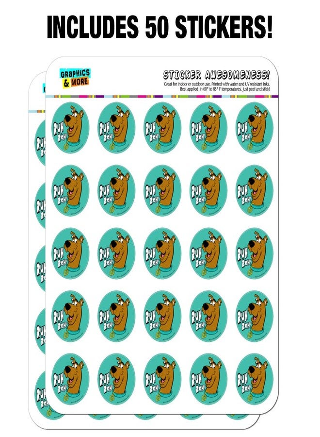 GRAPHICS & MORE Scooby-Doo Ruh Roh Planner Calendar Scrapbooking Crafting Stickers - Image 3