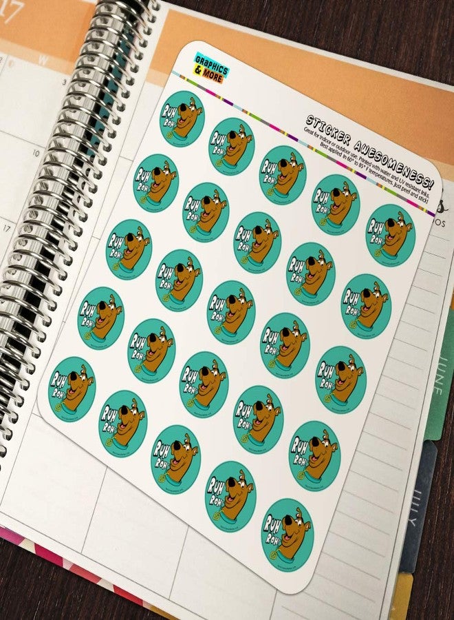 GRAPHICS & MORE Scooby-Doo Ruh Roh Planner Calendar Scrapbooking Crafting Stickers - Image 5