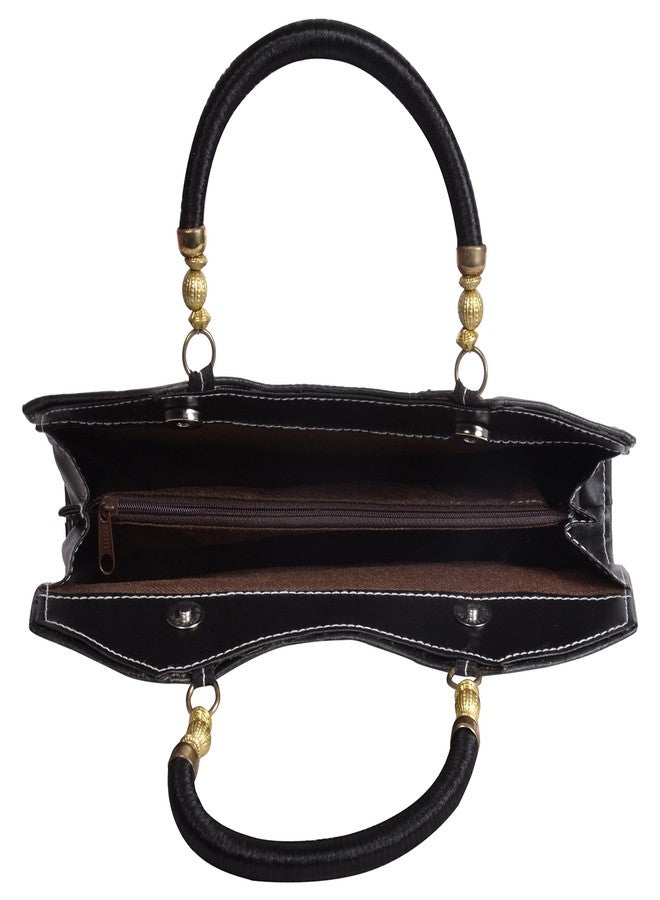 Ledera Women's Handbag (Black, 305) - Image 5