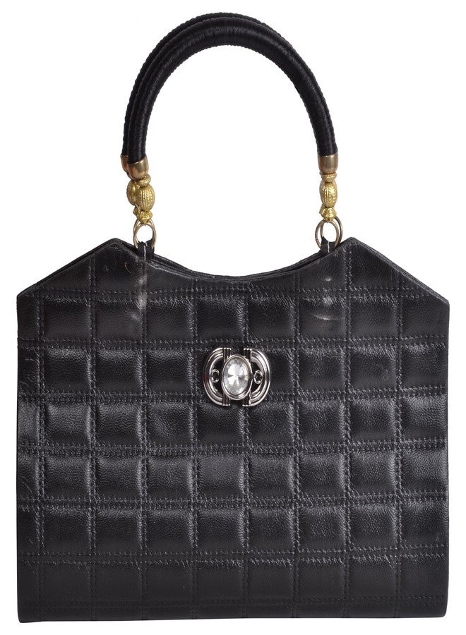 Ledera Women's Handbag (Black, 305) - Image 1